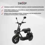 Swoop Elektro Moped Turbo 2000W Schwarz