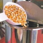 Nostalgia Vintage Collection 25 oz Red Kettle Countertop Popcorn Machine