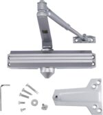 LYNN HARDWARE Medium/Heavy Duty Commercial Door Closer - US26D Aluminum