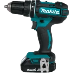 Makita 18 Volt LXT Lithium Ion Compact Cordless 1/2 Inch Hammer Driver Drill Kit (2.0Ah) Factory Serviced