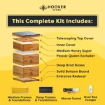 Hoover Hives Original Beeswax Coated Beehive Kit