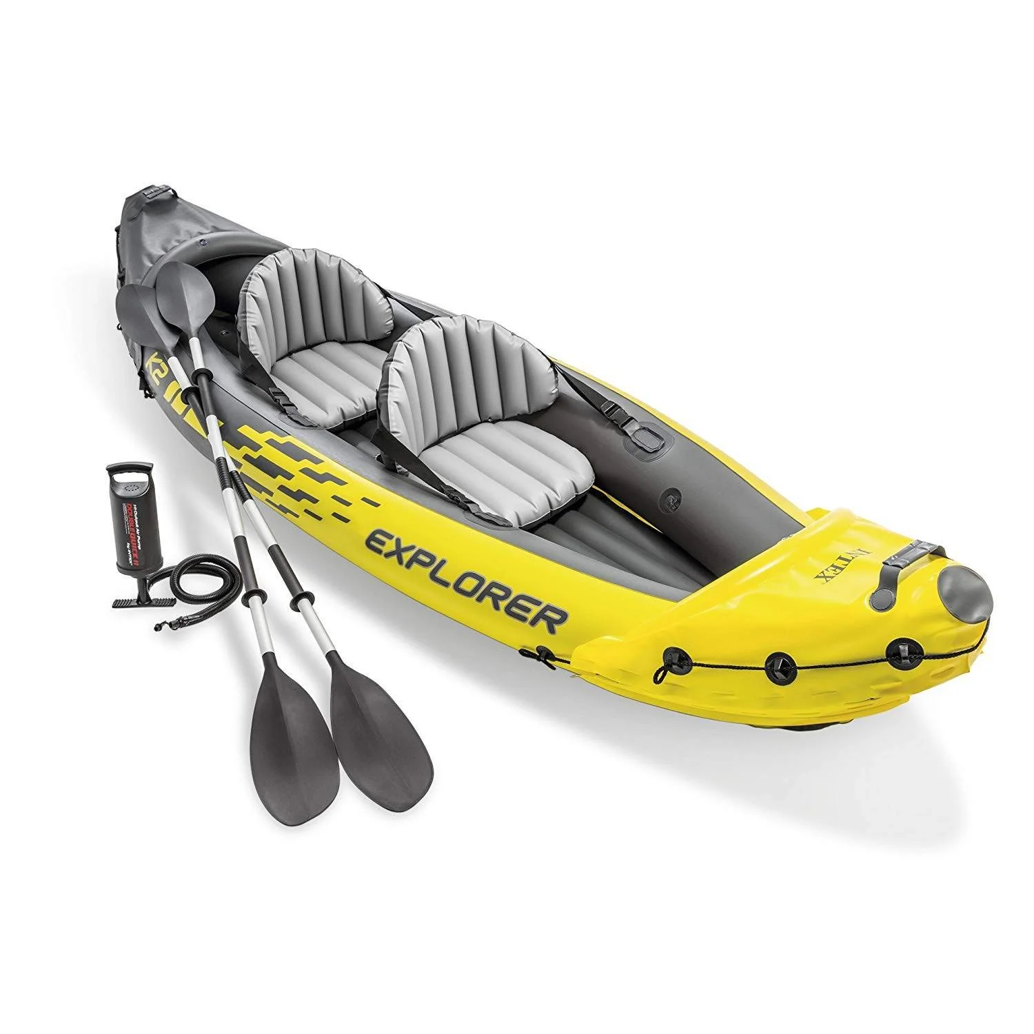 Intex Explorer K2 2 Person Inflatable Kayak Set Intex Explorer K2 2 Person Inflatable Kayak Set