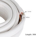 Findmall 50FT Air Conditioning Copper Tubing Hose Extension
