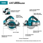 Makita 36 Volt LXT Brusless7 1/4 Inch Circular Saw Kit Factory Serviced