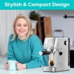 CASABREWS Espresso Machine 20 Bar,Professional Espresso Maker Cappuccino Machine