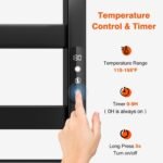 Colliford Towel Warmer,8 Bars Towel Heater Rack for Bathroom