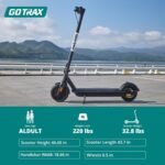 Adult Electric Scooter,8.5 Inch Pneumatic Tires,Max Range 14/18 Miles,Max Speed 15.5/18 MPH,Powered by 300 Watt Motor,with Cruise Control Adult Folding Electric Scooter