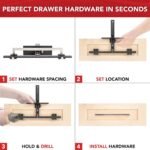 True Position Tools The Original Cabinet Hardware Jig - Hand Calibrated