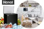 WANAI 5.0 Cubic Feet Deep Chest Freezer Compact Freezers with Adjustable Thermostat Top