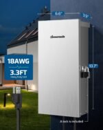DEWENWILS 300W Wi-Fi Low Voltage Landscape Transformer with 3 Zones
