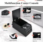 Coverado Car Center Console,Universal Rear Bench Seat Consoles Truck Seat Organizer and Storage