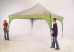 Canopy Sun Shelter with Instant Setup,Sun Shelter with Wheeled Carry Bag Sets Up in about 3 Mins,7x5ft,10x10ft,or 12x12ft Canopy for Sporting Events,Tailgating,Camping,& More