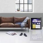 Antarctic Star Mini Fridge Cooler ?C 60 Can Beverage Refrigerator Glass Door for Beer Soda or Wine ?C Glass Door Small Drink Dispenser Machine Clear Front Removable for Home,Office or Bar,16cuft