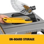 DEWALT 15 Amp Corded 814 in Compact Jobsite Tablesaw