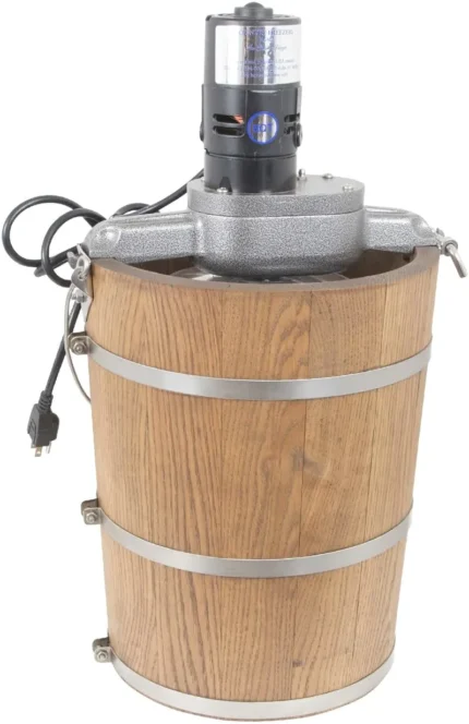 6 qt Country Ice Cream Maker ÿ Classic Wooden Tub ÿ Country Electric Motor