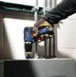 BOSCH CLPK22-120 12V Max Cordless 2-Tool 3/8 in. Drill/Driver and 1/4 in. Impact Driver Combo Kit with 2 Batteries,Charger and Case,Blue