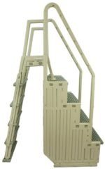 Confer Step 1 & In-Pool Ladder Above Ground Swimming Pool System ?C Choose Color