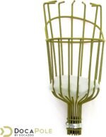 DOCAZOO Fruit Picker Pole with Basket telescoping - 6-24 Ft Telescoping Pole