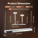 Hiteemer Food Heat Lights Hanging Overhead Stainless Steel with Cord