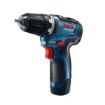 BOSCH CLPK22-120 12V Max Cordless 2-Tool 3/8 in. Drill/Driver and 1/4 in. Impact Driver Combo Kit with 2 Batteries,Charger and Case,Blue