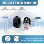 Kullre Hearing Amplifiers for Seniors with Mirror,Rechargeable Hearing Aids with Volume Adjustable