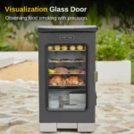 EAST OAK 30" Digital Electric Smoker with Glass Door