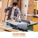 $199.97 with code TKMTS01A ÿ TACKLIFE Table Saw,10 Inch,15-Amp 24T Blade 4800 RPM 45oBevel Cutting MTS01A