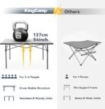 KingCamp Camping Table Folding Portable Table