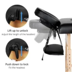 Yaheetech Portable Massage Bed for Beauty Tattoo