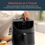 COSORI Air Fryer Oven With Rapid Air Circulation,100 Recipes Cookbook,3.5L Air Fryers For Home Use With One-Touch Digital Screen,11 Cooking Presets,Nonstick Basket,Shake Remind,1500W