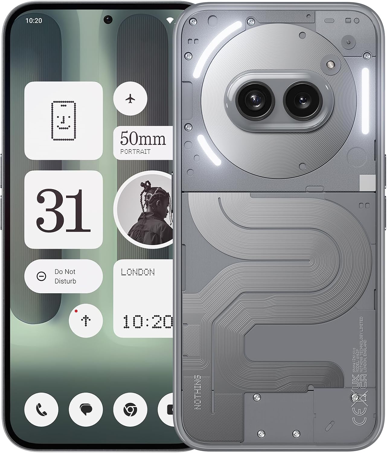 Nothing Phone (2a) 12+256GB - Unlocked mobile phone with Nothing OS 2.5 - Black Nothing Phone (2a) 12+256GB - Unlocked mobile phone with Nothing OS 2.5 - Black