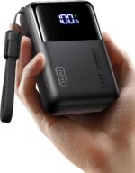 INIU 100W Power Bank,Mini Size 25000mAh High Capacity Laptop Portable Charger,USB C in&Out Tablet Powerbank,Smart Digital Display Phone Charger for iPhone 19,Samsung,iPad,MacBook,Laptop etc.