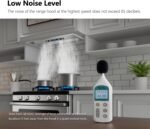 IKTCH Insert Range Hood with 2 Pcs Adjustable Lights and 3 Pcs Baffle Filters