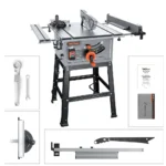 $199.97 with code TKMTS01A ÿ TACKLIFE Table Saw,10 Inch,15-Amp 24T Blade 4800 RPM 45oBevel Cutting MTS01A