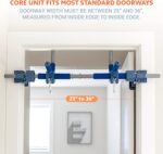 6 Piece Indoor Doorway Gym Set for Kids ÿ Indoor Swing for Kids Includes Kids Swing Chair,Rings,Hanging Trapeze,Ladder,Swinging Rope & Pullup Bar