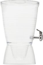 CreativeWare Bark Beverage Dispenser,2.5 Gallon,Clear,(Pack of 1)