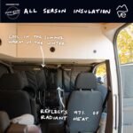 VanEssential Insulated Magnetic Blackout Front Windshield Cover Designed