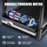 Simpfree Treadmill with 10" HD TV Movie Touchscreen and 3D Virtual Sports Scene,0.5-9.0 mph/h & 3.25HP Electric Treadmill with Incline for Home??Black??