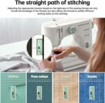 Crazyboy portable sewing machine,16 different thread types,adjustable sewing speed