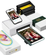 Liene 4x6'' Photo Printer,100 Sheets,Full-Color Photo,for iPhone Android