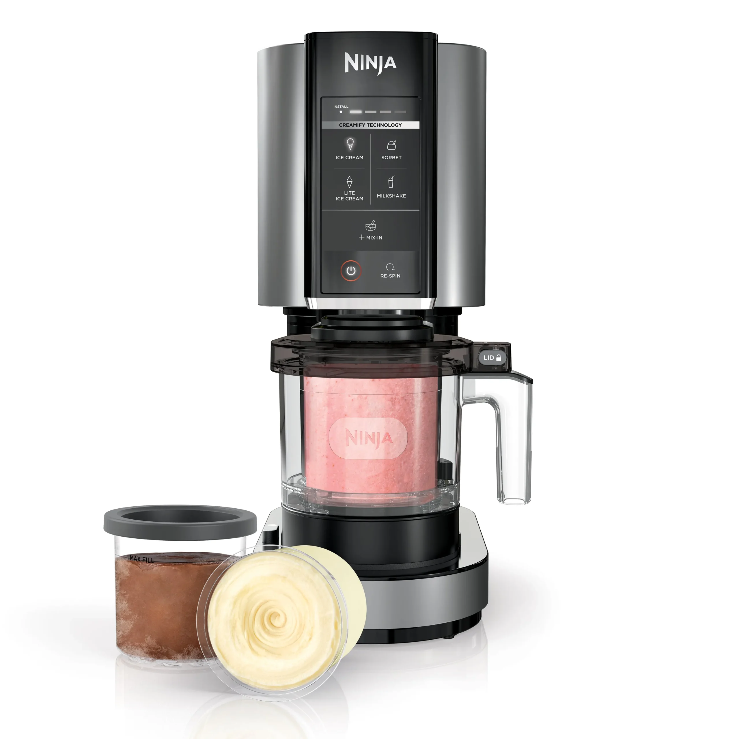 Ninja CREAMi, Ice Cream Maker, 5 One-Touch Programs NC300 Ninja CREAMi, Ice Cream Maker, 5 One-Touch Programs NC300