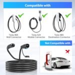Extension Cord Cable Max Support 12KW 50Amp 240V Wall Connector