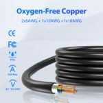 Extension Cord Cable Max Support 12KW 50Amp 240V Wall Connector