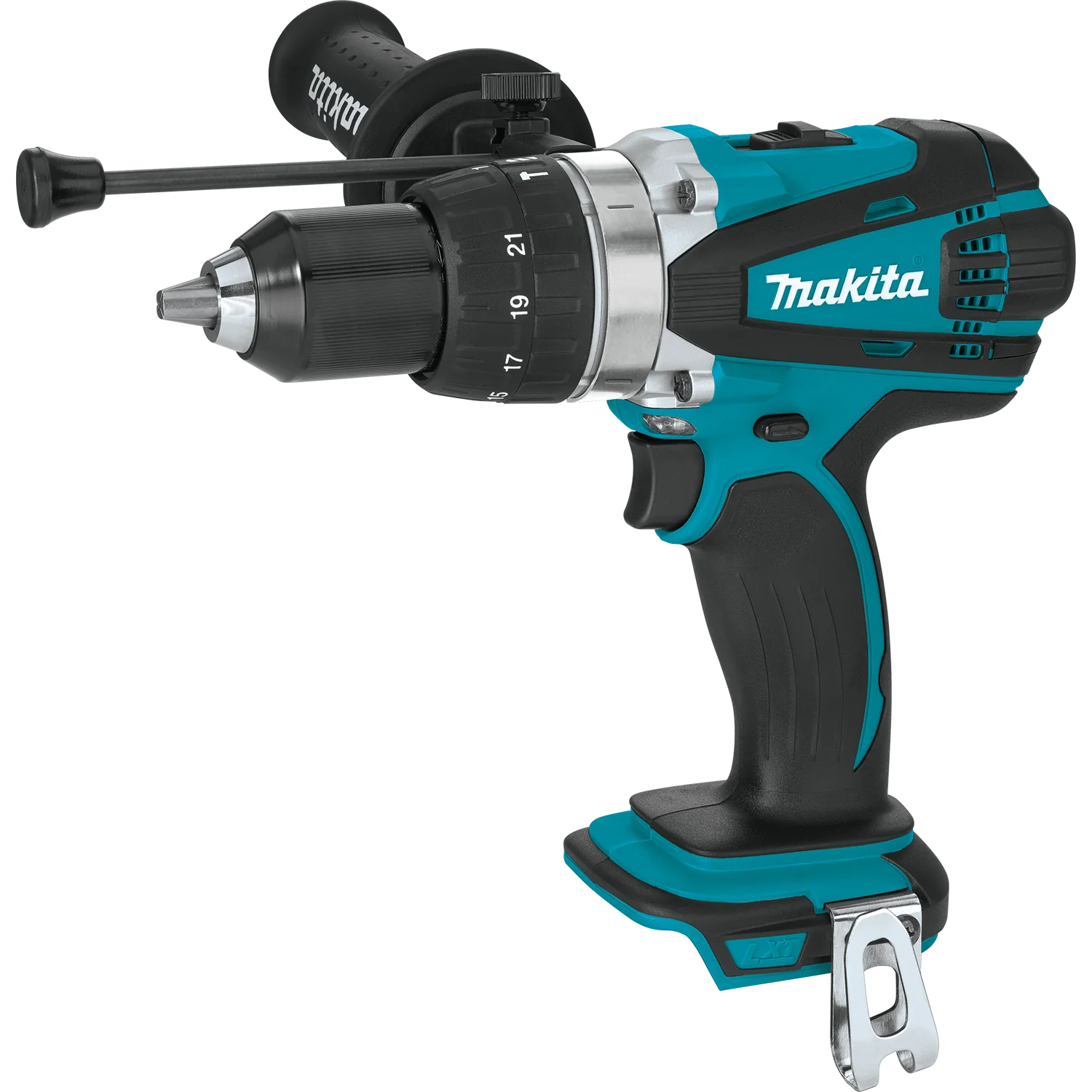 Makita 18 Volt LXT Lithium Ion Cordless 1/2 Inch Hammer Driver Drill Factory Serviced (Tool Only) Makita 18 Volt LXT Lithium Ion Cordless 1/2 Inch Hammer Driver Drill Factory Serviced (Tool Only)