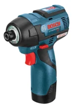 BOSCH CLPK22-120 12V Max Cordless 2-Tool 3/8 in. Drill/Driver and 1/4 in. Impact Driver Combo Kit with 2 Batteries,Charger and Case,Blue
