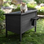 Ciokea Outdoor Cat House Weatherproof with Insulated All-Round Foam for Winter Outside