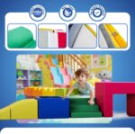 Piece PU Leather Toddler Climbing Toys Indoor,Foam Climbing Blocks for Toddlers 1-3,Soft Play Climbing for Toddlers,Climb and Crawl Foam Playset (PU Waterproof)