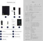 KGUSS Bluetooth5.0 Audio Decoder with Remote Control (Black)