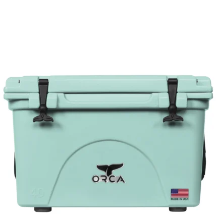 ORCA 40 Quart Hard Cooler Insulated Ice Chest,Seafoam Green