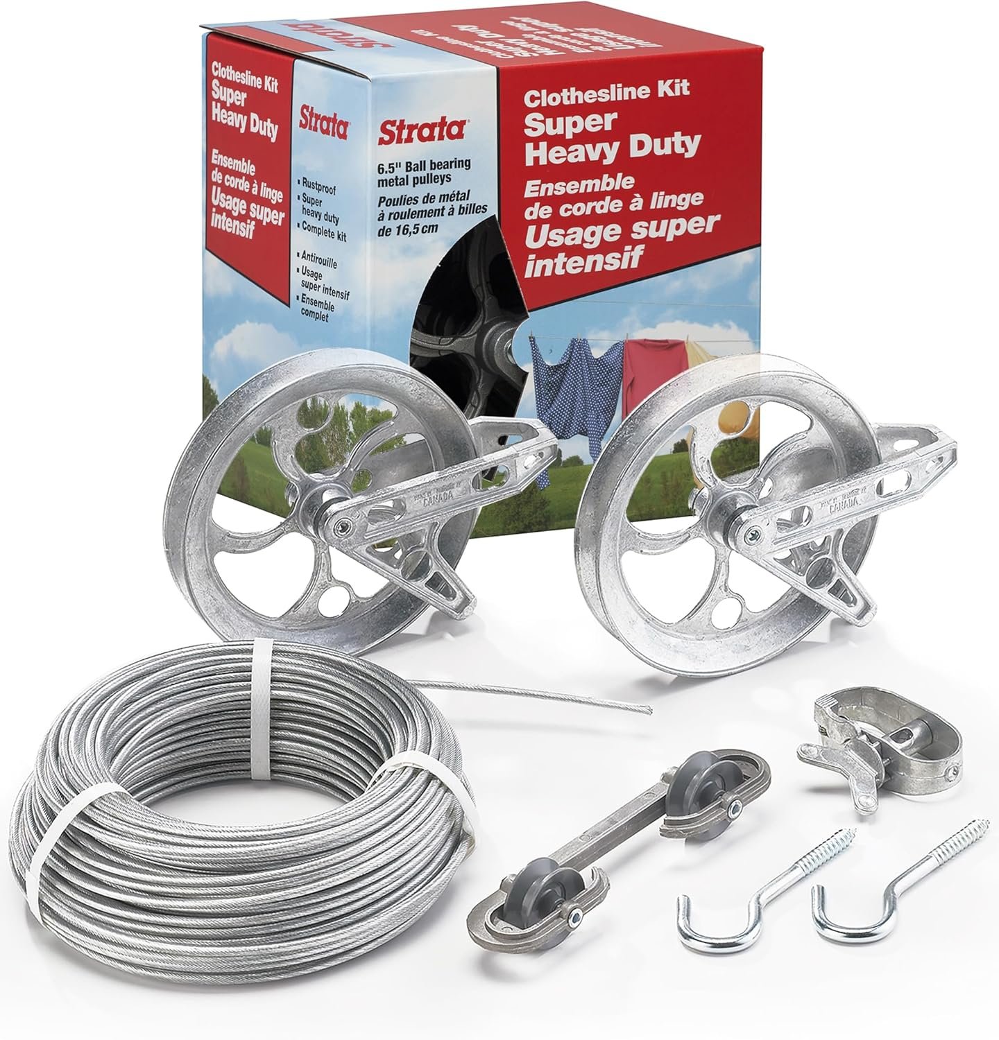 Strata Clothesline Kit Super Heavy Duty Strata Clothesline Kit Super Heavy Duty